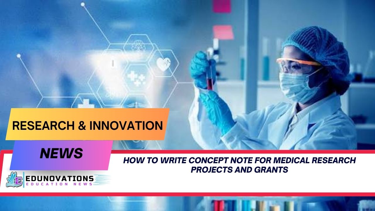 how to write concept note for medical research