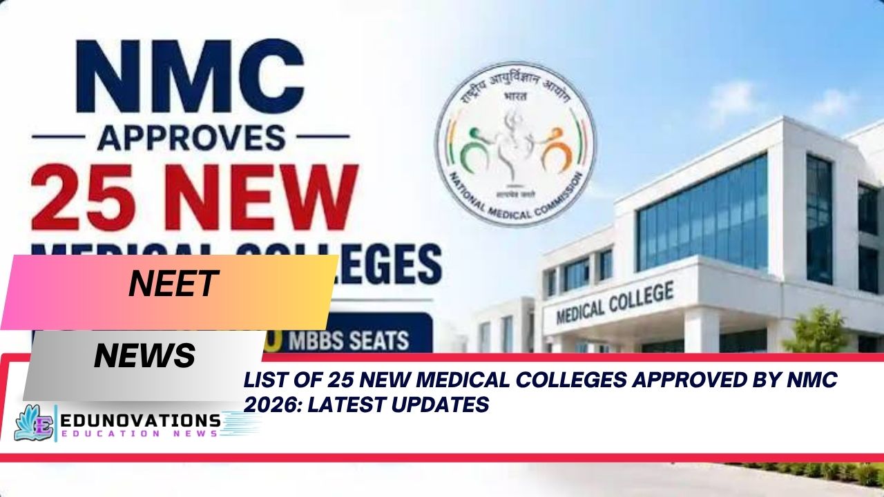 list of 25 new medical colleges approved by nmc 2026