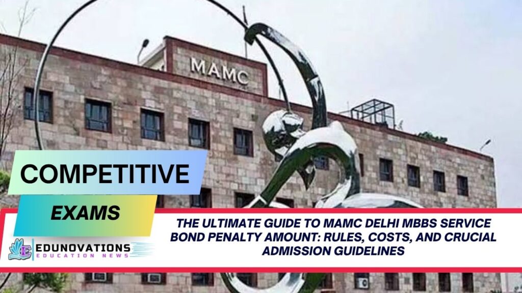 mamc delhi mbbs service bond penalty amount