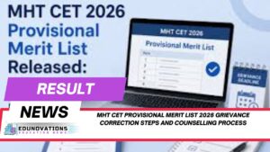 mht cet provisional merit list 2026 grievance correction steps