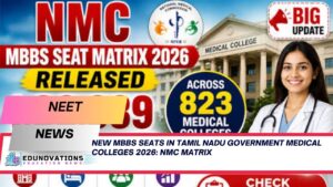 new mbbs seats in tamil nadu government medical colleges 2026