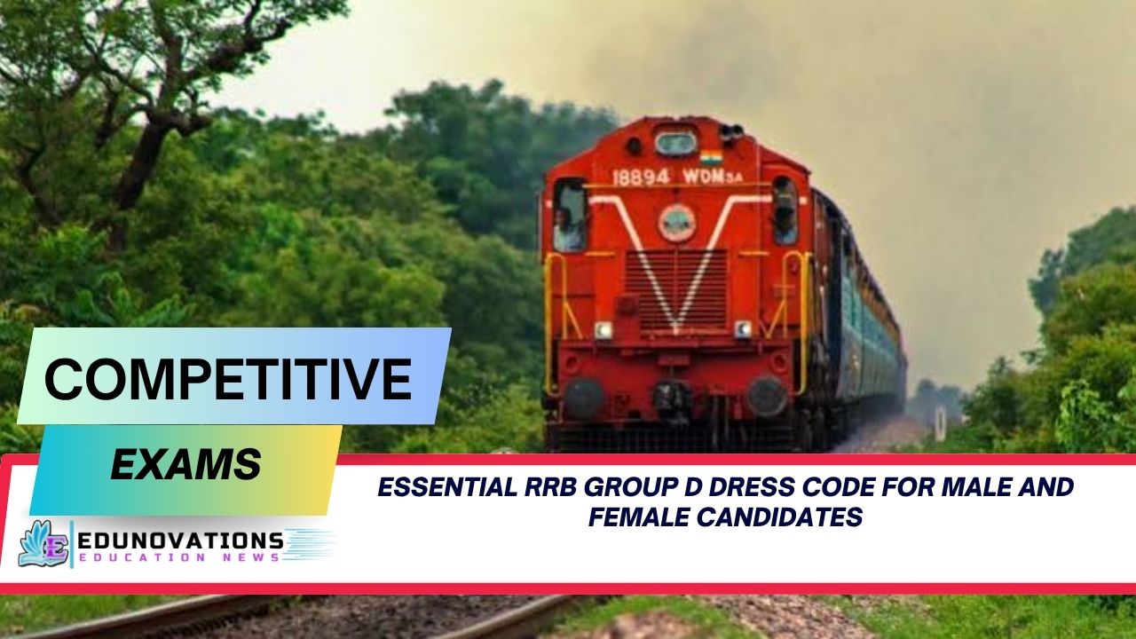 rrb group d dress code for male and female candidates