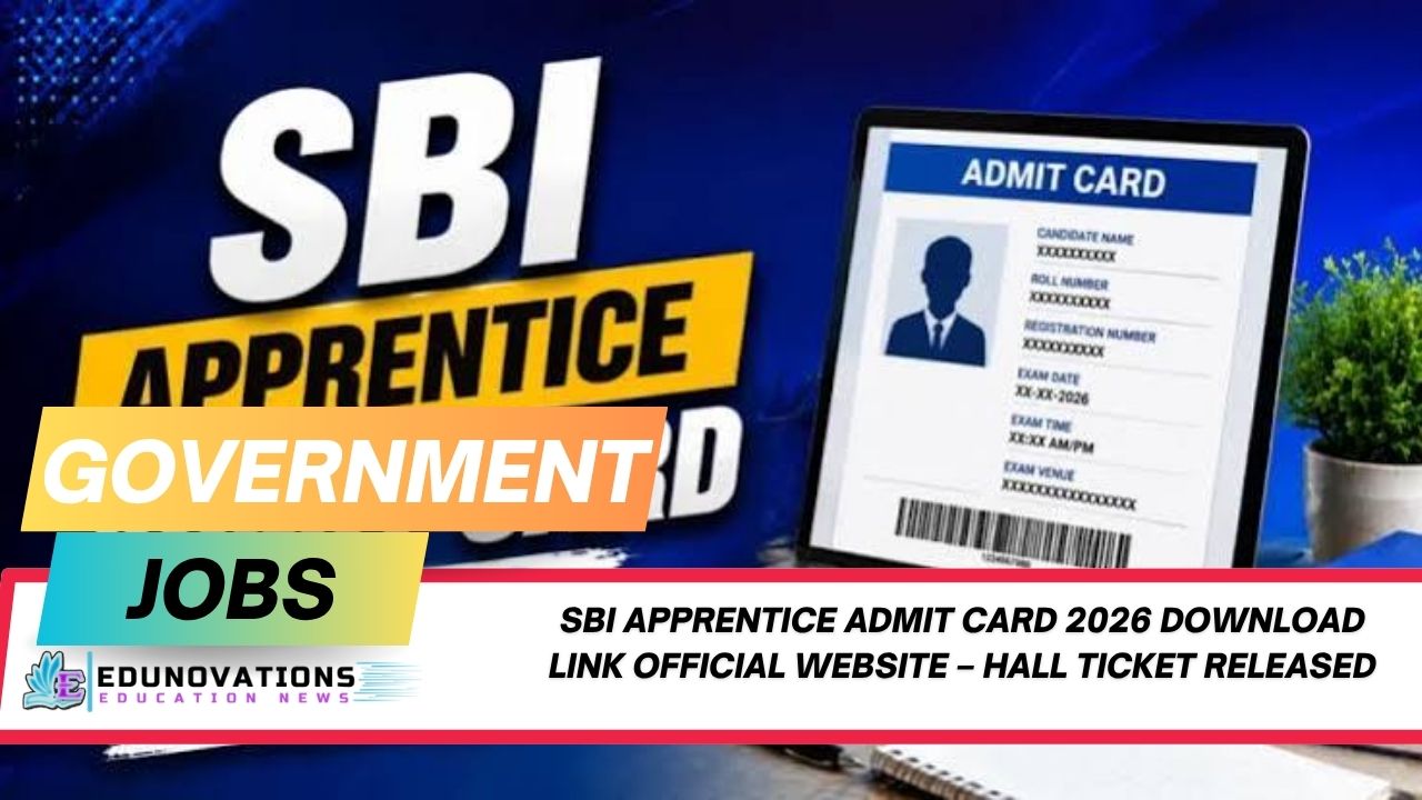 sbi apprentice admit card 2026 download link official website
