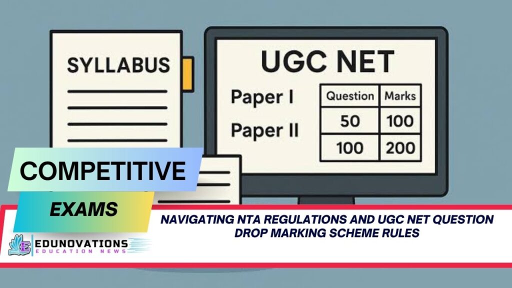 ugc net question drop marking scheme rules