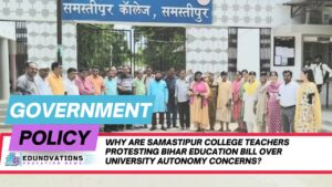 why are samastipur college teachers protesting bihar education bill