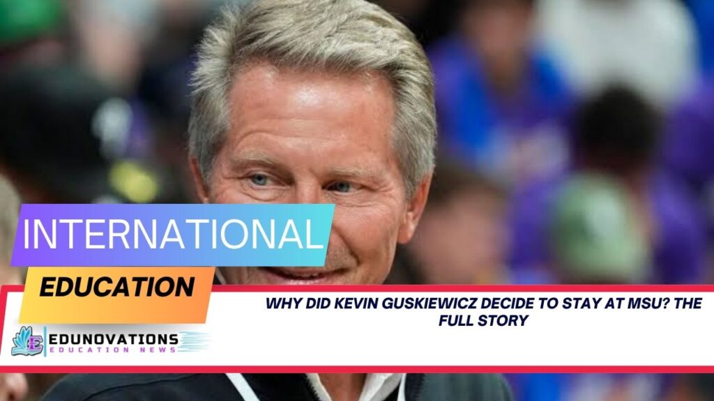 why did kevin guskiewicz decide to stay at msu