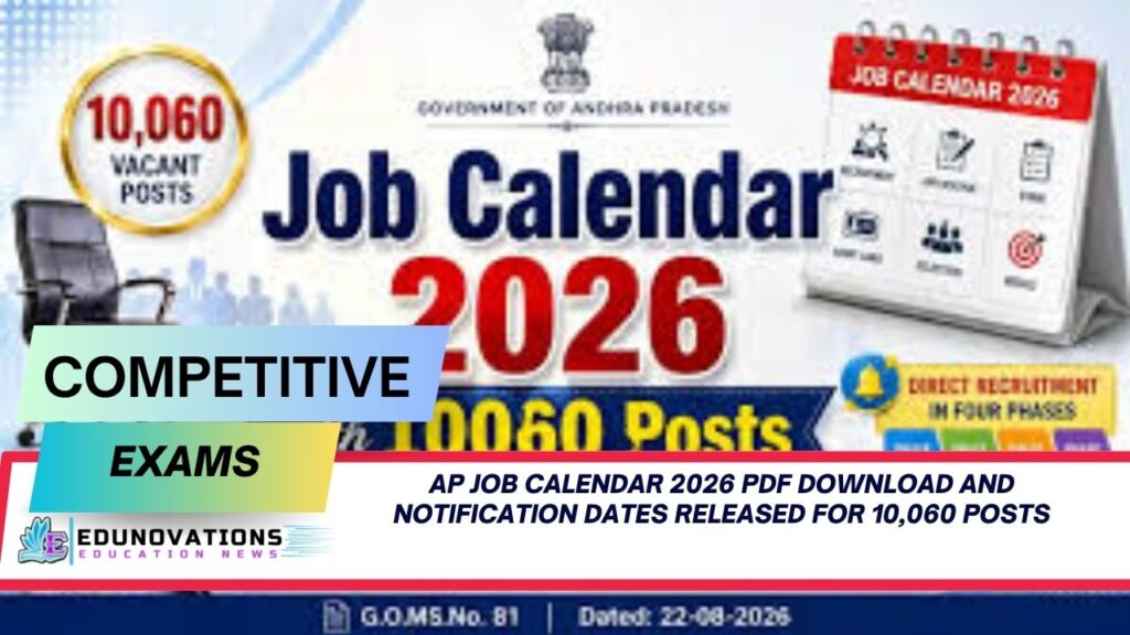AP Job Calendar 2026 PDF download and notification dates