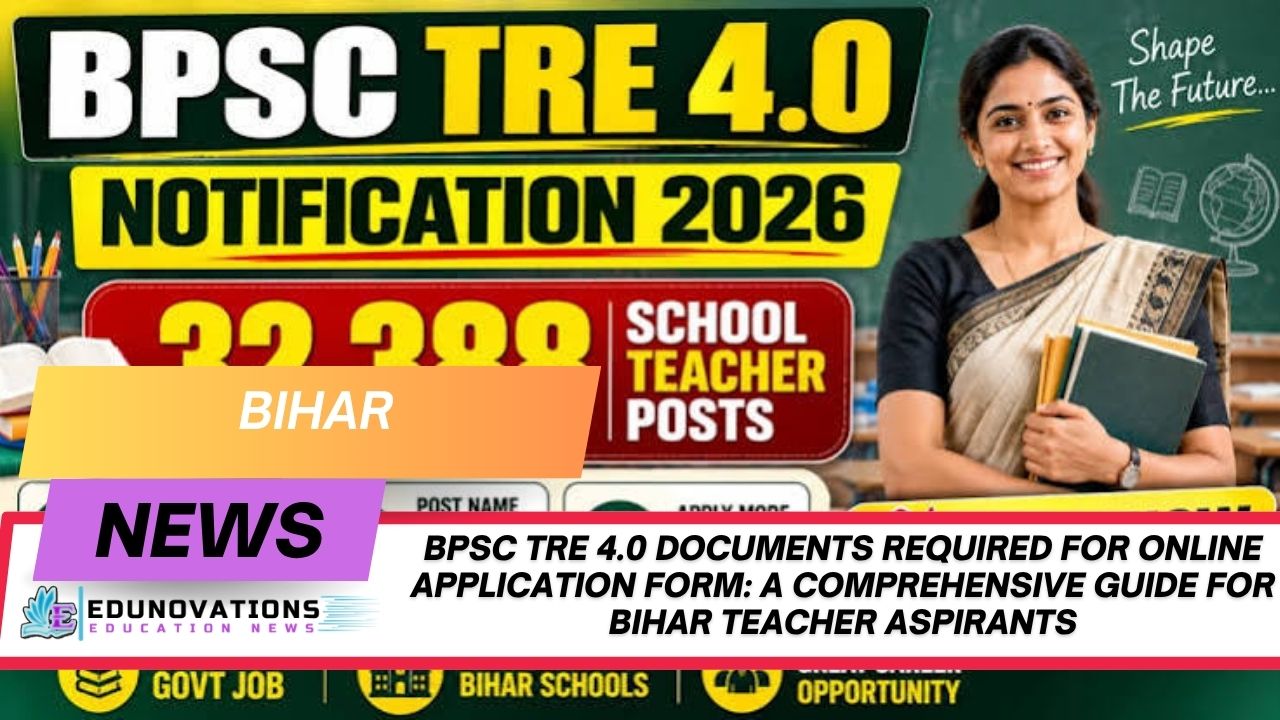 BPSC TRE 4.0 documents required for online application form