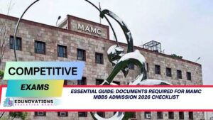 Documents required for MAMC MBBS admission 2026 checklist