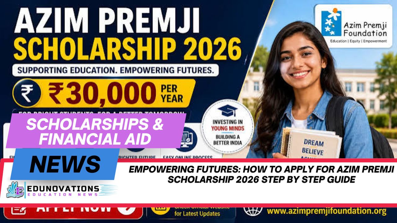 How to apply for Azim Premji Scholarship 2026 step by step guide