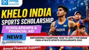 How to apply for Indian para-athlete sports scholarships 2026