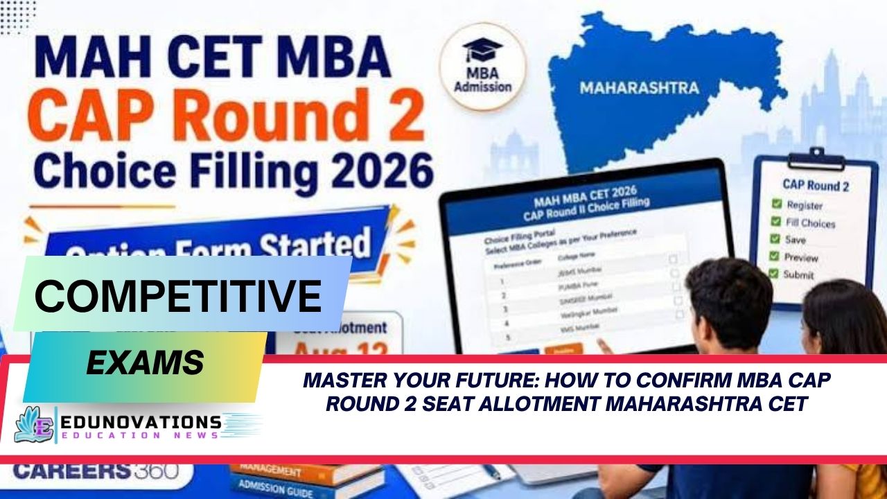 How to confirm MBA CAP round 2 seat allotment Maharashtra CET