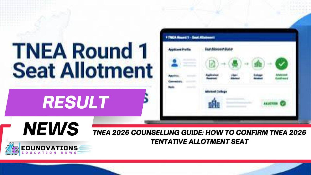 How to confirm TNEA 2026 tentative allotment seat