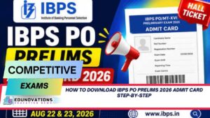 How to download IBPS PO Prelims 2026 admit card step-by-step