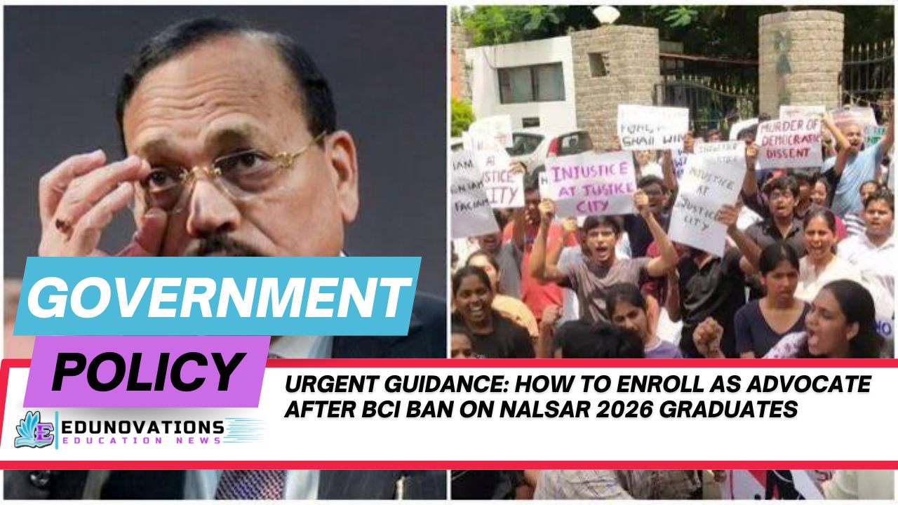 How to enroll as advocate after BCI ban on NALSAR 2026 graduates