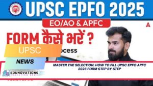 How to fill UPSC EPFO APFC 2026 form step by step