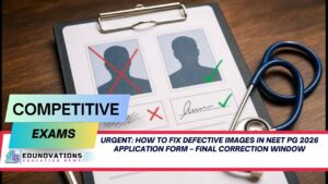 How to fix defective images in NEET PG 2026 application form