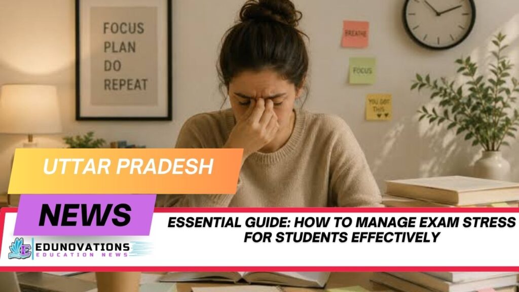 How to manage exam stress for students effectively