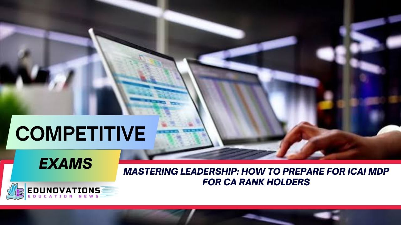 How to prepare for ICAI MDP for CA rank holders