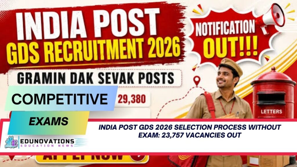 India Post GDS 2026 selection process without exam