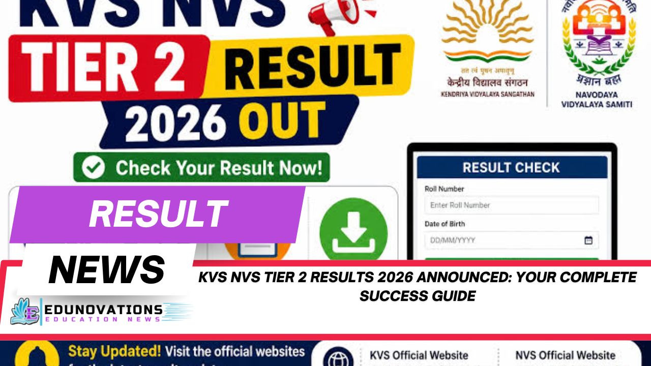 KVS NVS Tier 2 Results 2026