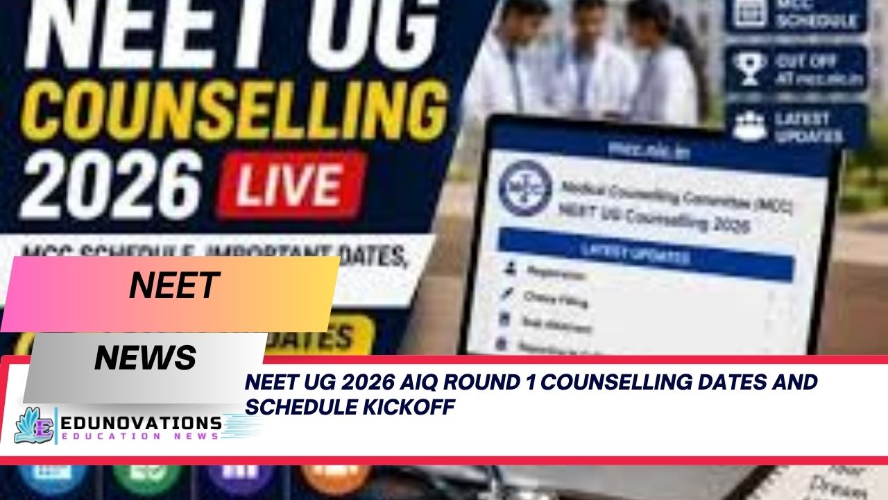 NEET UG 2026 AIQ round 1 counselling dates and schedule