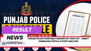 Punjab Police Constable Answer Key 2026
