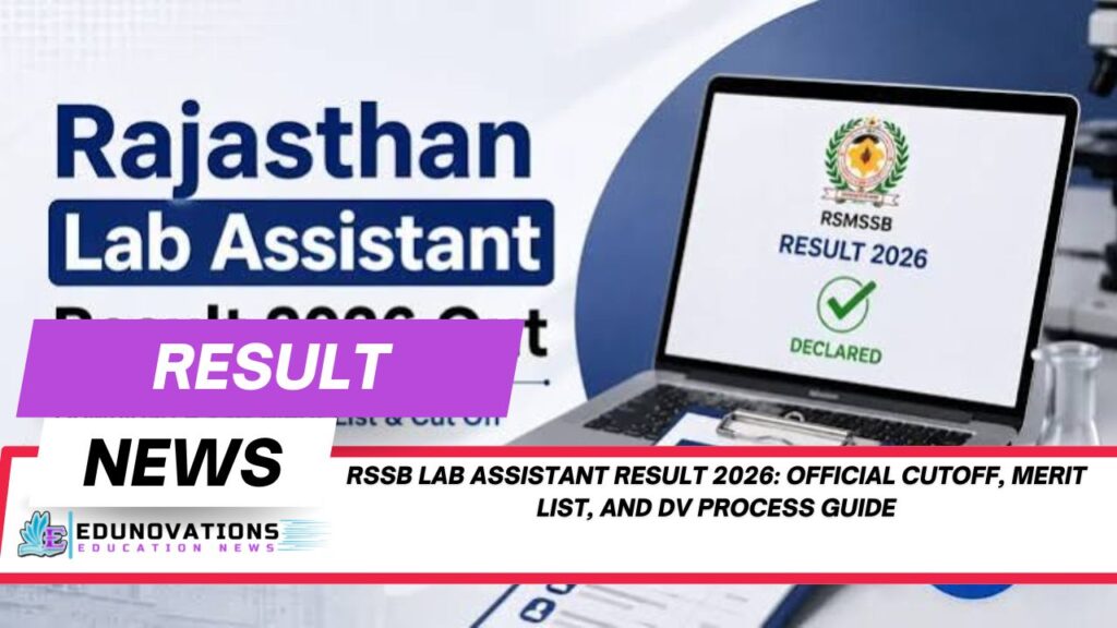 RSSB Lab Assistant Result 2026