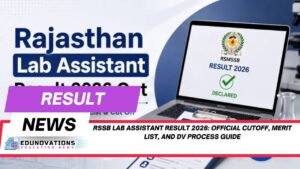 RSSB Lab Assistant Result 2026