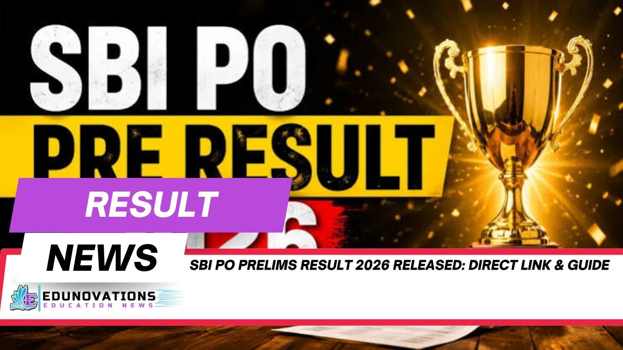 SBI PO Prelims Result 2026