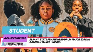 albany state female head drum major edreka coleman