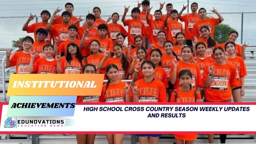 high school cross country season weekly updates and results