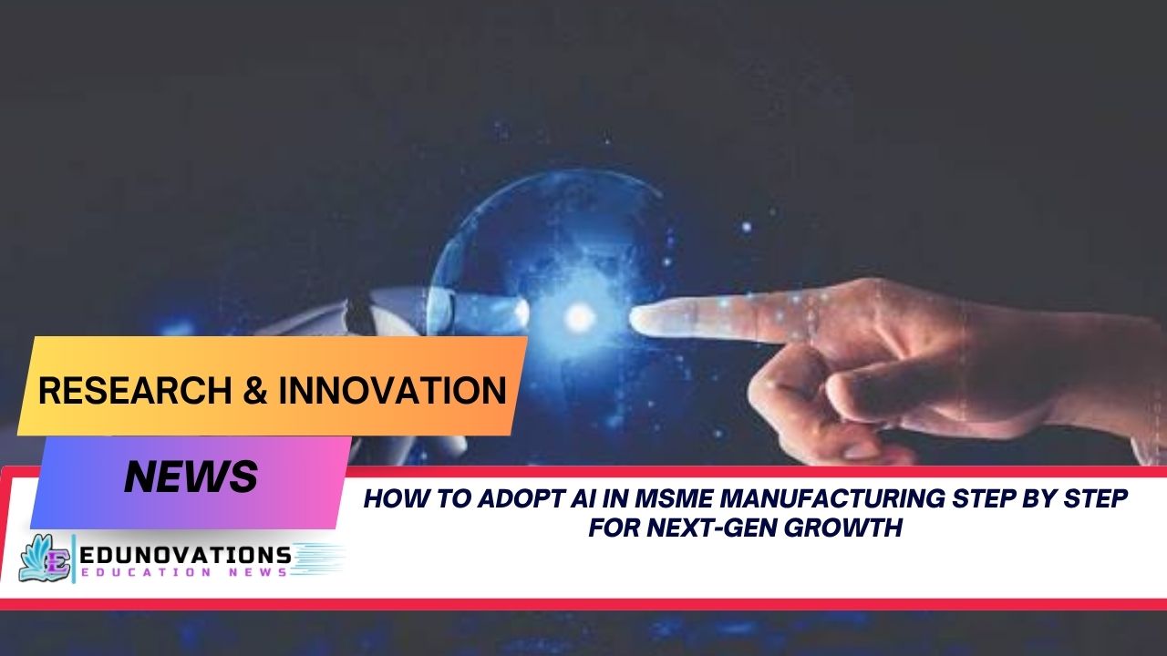 how to adopt ai in msme manufacturing step by step