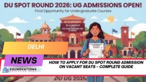 how to apply for du spot round admission on vacant seats