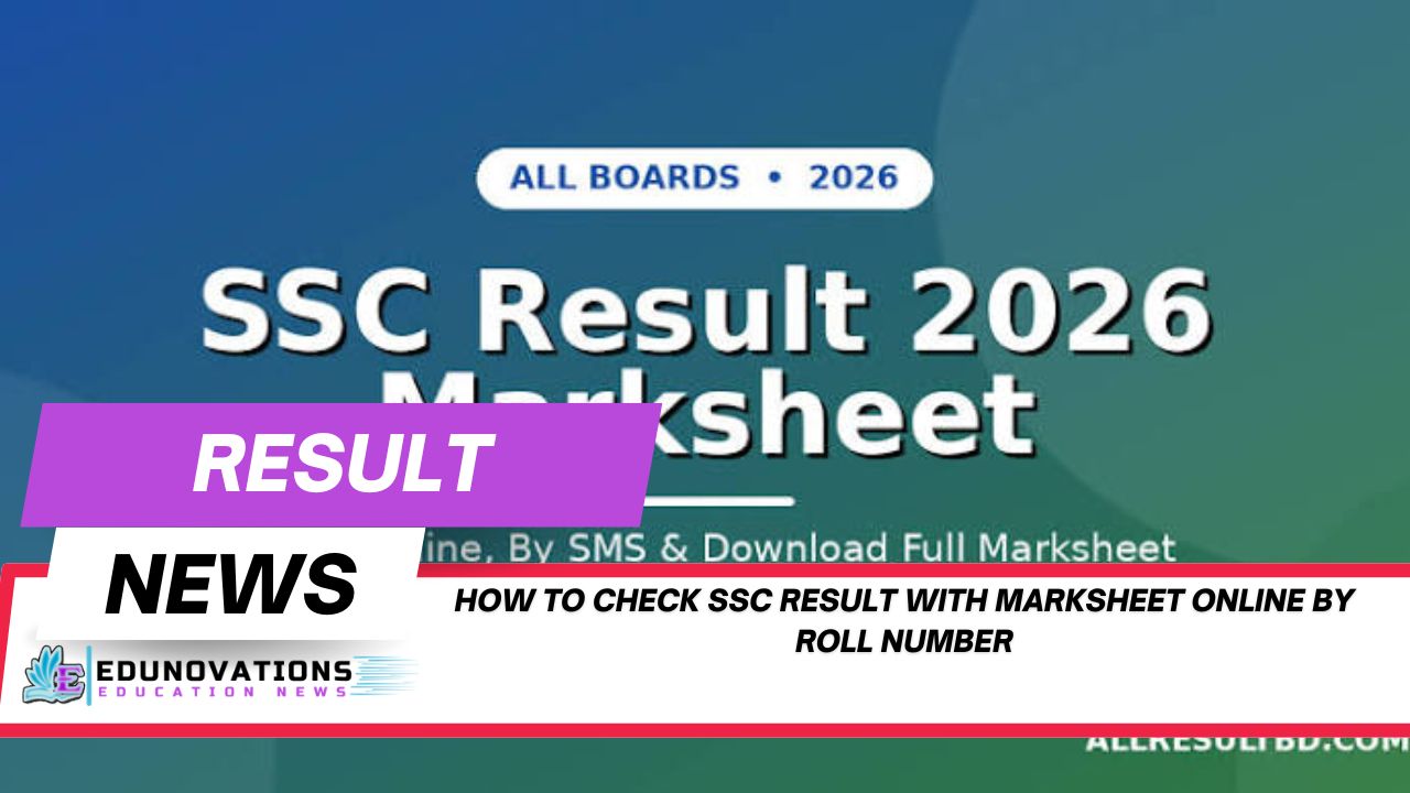 how to check ssc result with marksheet online by roll number