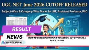 how to check ugc net phd admission cut off mark