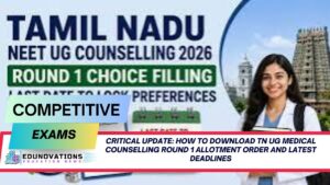 how to download TN UG medical counselling round 1 allotment order