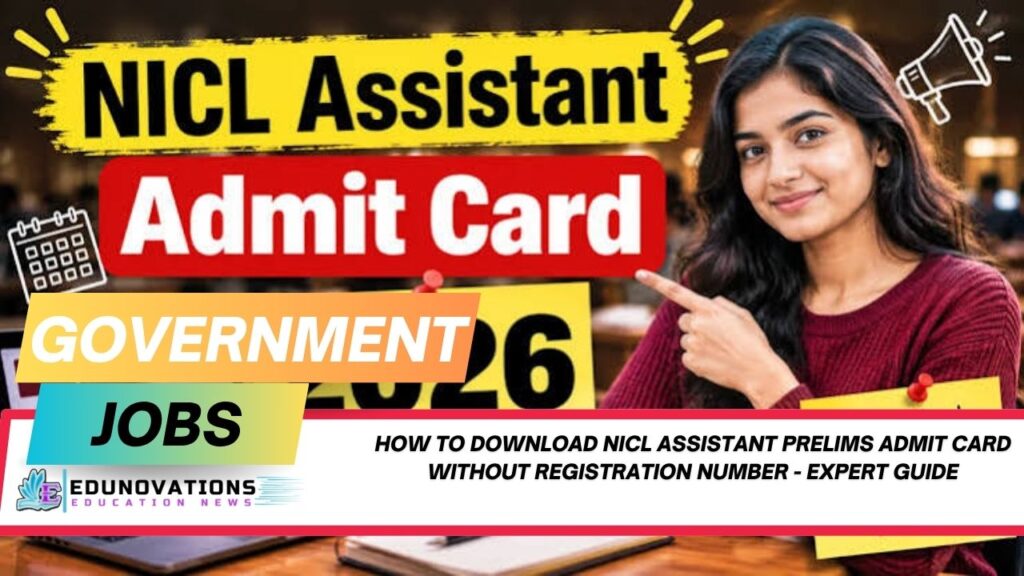 how to download nicl assistant prelims admit card without registration number