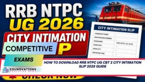 how to download rrb ntpc ug cbt 2 city intimation slip 2026