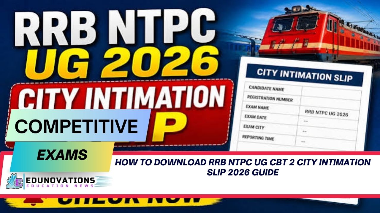 how to download rrb ntpc ug cbt 2 city intimation slip 2026