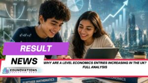 why are a level economics entries increasing in the uk