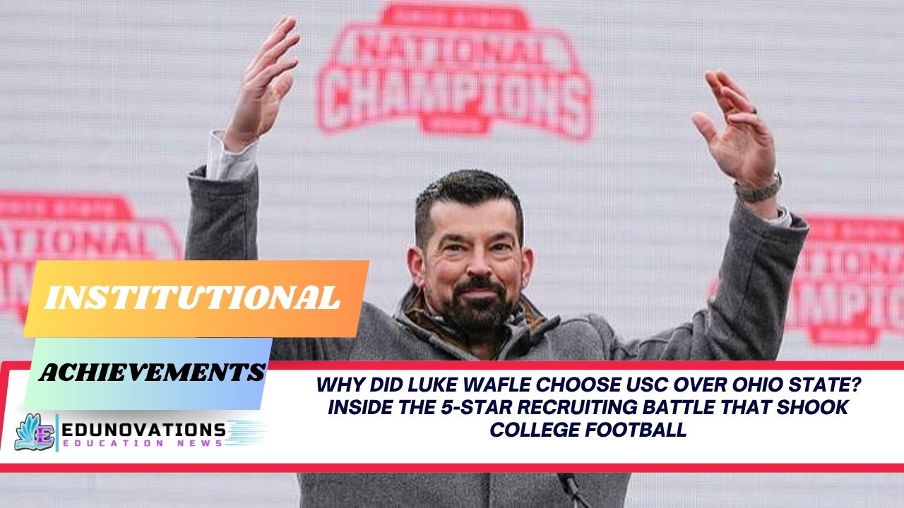 why did luke wafle choose usc over ohio state