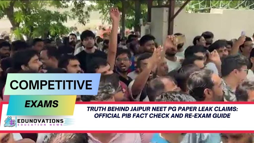 Jaipur NEET PG Paper Leak