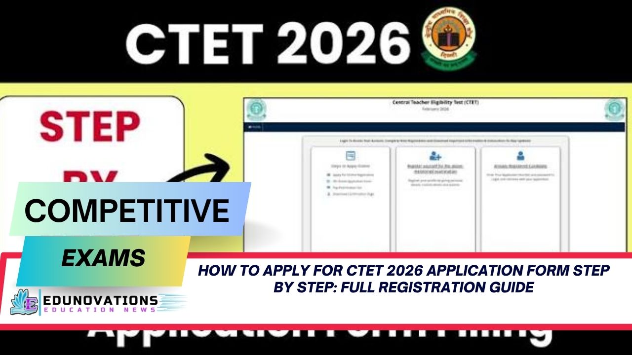 how to apply for ctet 2026 application form step by step