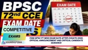 72nd BPSC PT new exam date after Chhath 2026