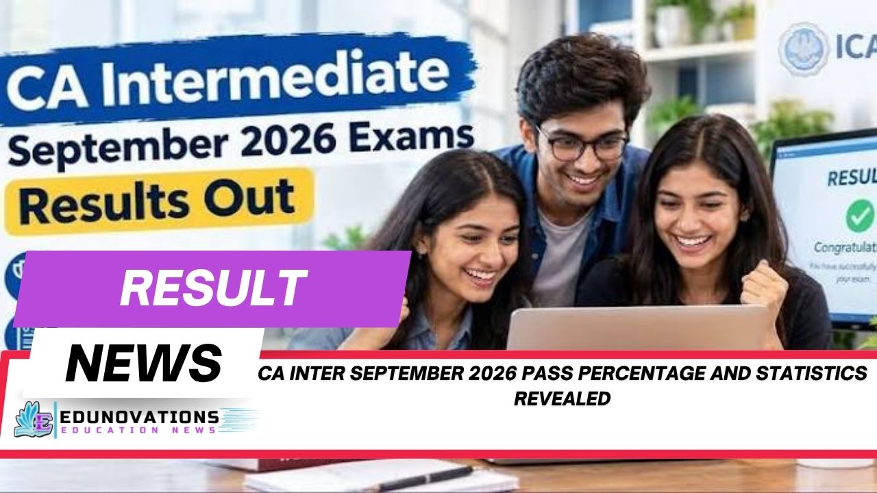 CA Inter September 2026 pass percentage and statistics