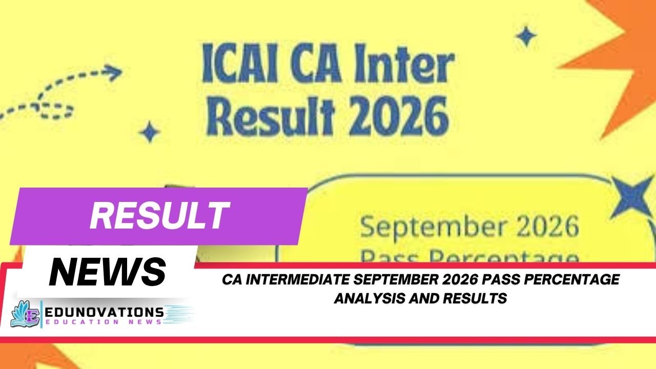 CA Intermediate September 2026 pass percentage analysis
