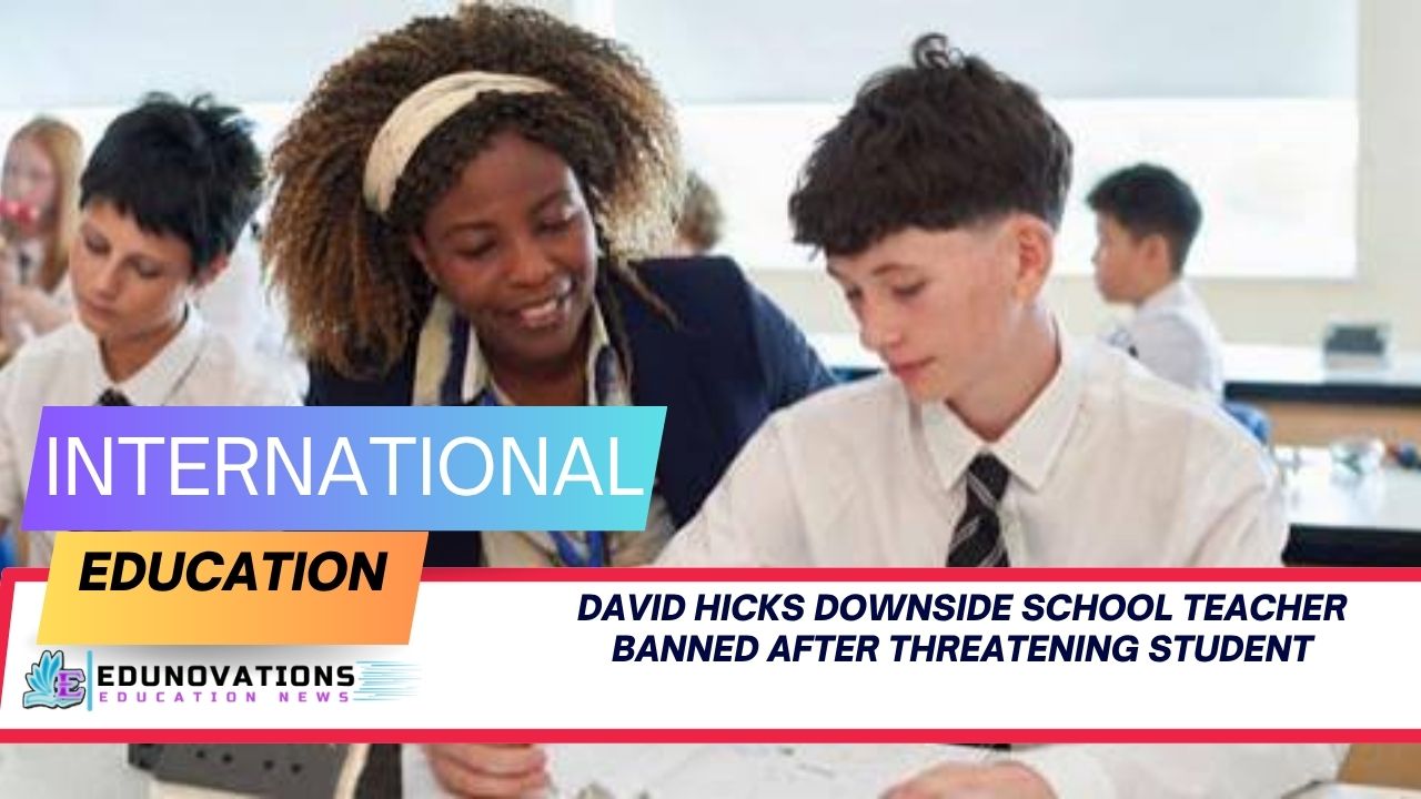 David Hicks Downside School teacher banned