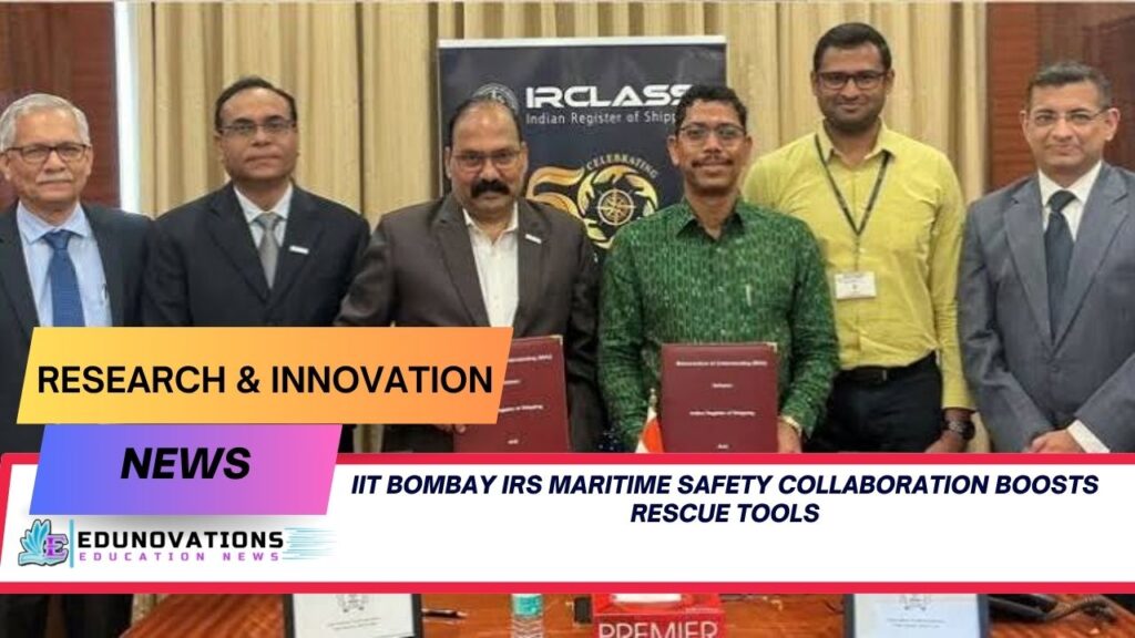 IIT Bombay IRS maritime safety collaboration