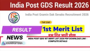 India Post GDS 1st Merit List 2026 PDF Download Link